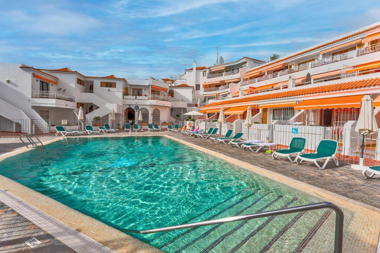Apartment With Terrace And Pool, Los Cristianos ลอส กริสเตียนอส ภายนอก รูปภาพ