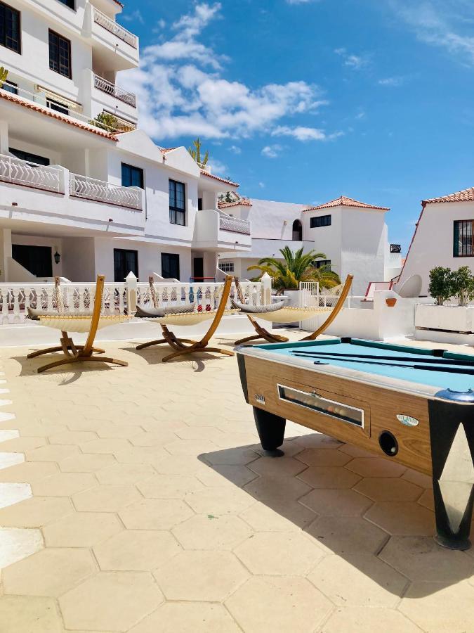 Apartment With Terrace And Pool, Los Cristianos ลอส กริสเตียนอส ภายนอก รูปภาพ