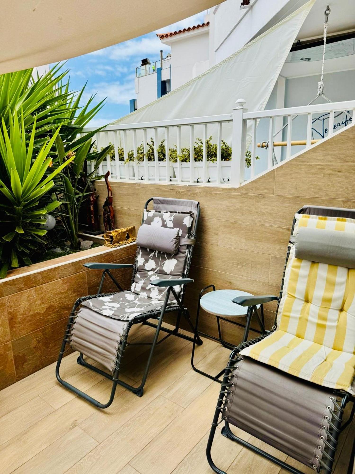 Apartment With Terrace And Pool, Los Cristianos ลอส กริสเตียนอส ภายนอก รูปภาพ